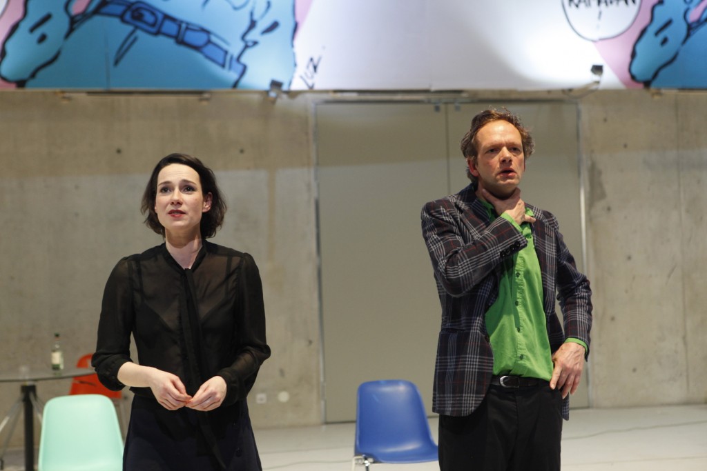 Hanna Binder und Marc Fischer als Myriam und François